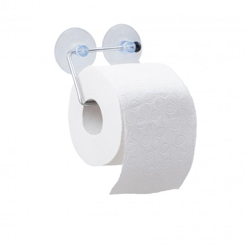 Uchwyt na papier toaletowy na przyssawki chrom - Yoka
