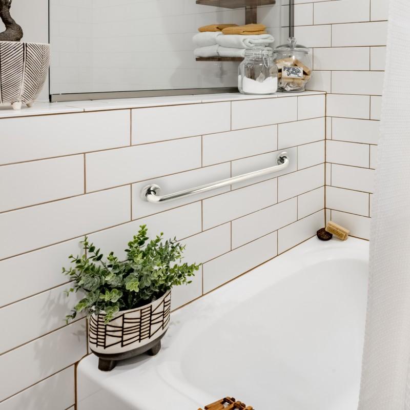 Poręcz ścienna dla niepełnosprawnych uchwyt łazienkowy do wanny  35 cm Yoka