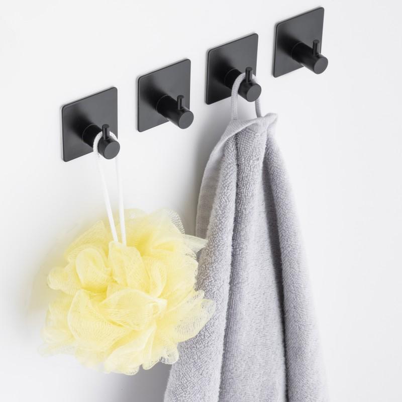 Wieszaki na ręczniki do łazienki haczyki samoprzylepne uchwyt wieszak 4szt. 
