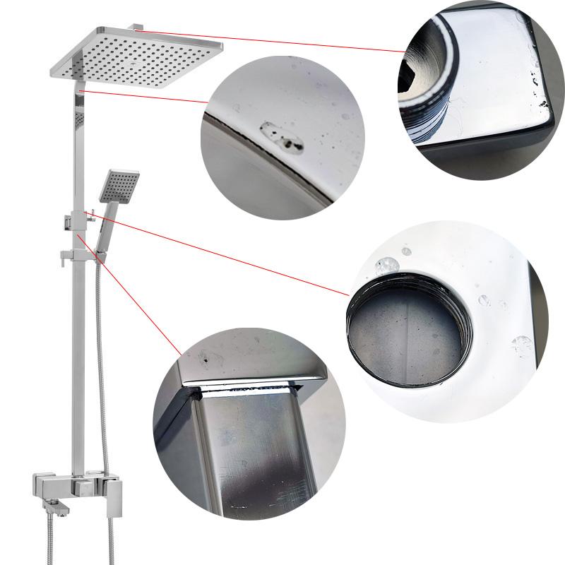 Zestaw prysznicowy bateria panel deszczownica  - OUTLET - 35%