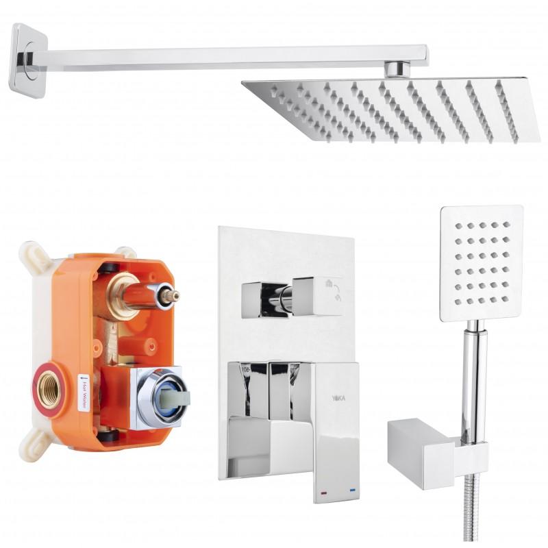 Zestaw panel prysznicowy podtynkowy z deszczownicą 20 cm - OUTLET -30%