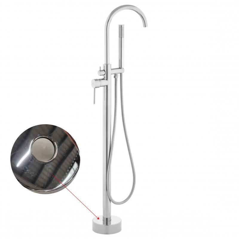 Bateria wannowo prysznicowa wolnostojąca chrom - OUTLET 30%