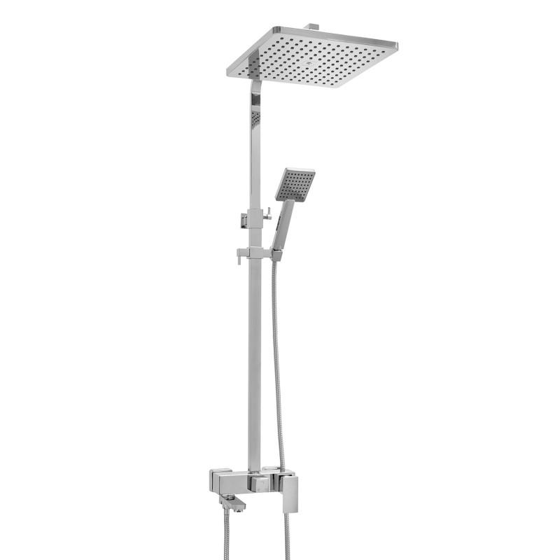 Bateria prysznicowa wannowa kran z deszczownicą 30 cm - OUTLET 30%