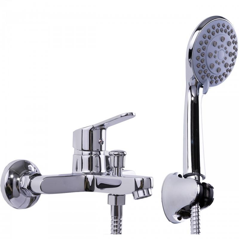 BATERIA WANNOWO-PRYSZNICOWA, MECHANICZNA, CHROM