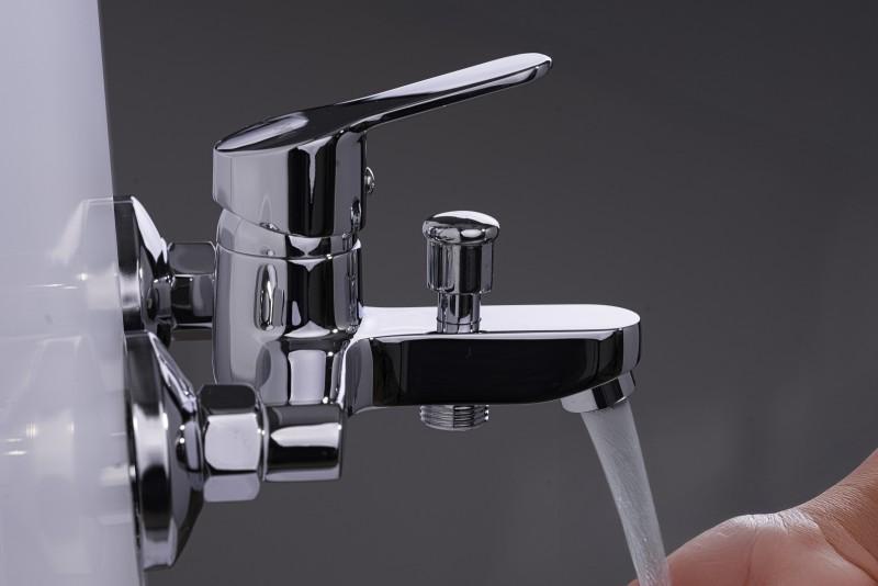 BATERIA WANNOWO-PRYSZNICOWA, MECHANICZNA, CHROM