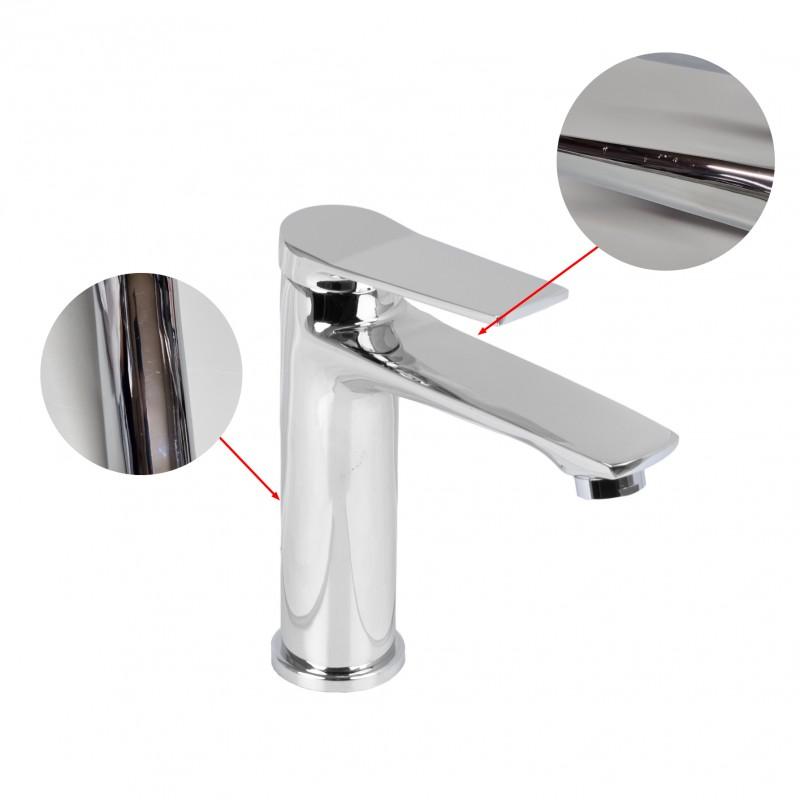 Bateria umywalkowa stojąca łazienkowa chrom OMALA24 - OUTLET30% - Yoka