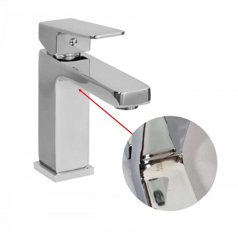 Bateria umywalkowa łazienkowa nowoczesna połysk - OUTLET 30%