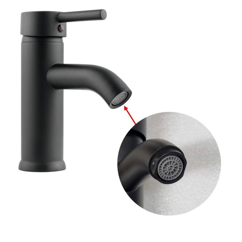 Bateria umywalkowa łazienkowa SPA OUTLET 30% czarny - Yoka