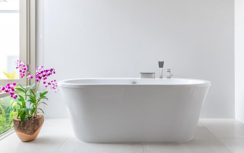 Bateria wannowa 3 otworowa prysznicowa kaskada chrom OUTLET 30%- Yoka