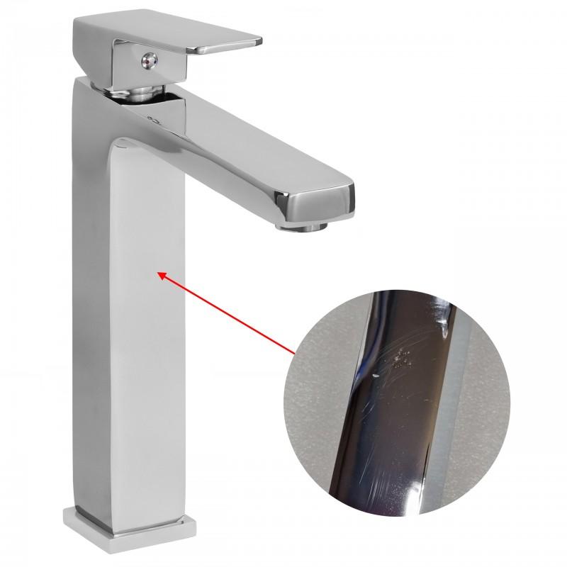 Bateria umywalkowa ASALA wysoka nablatowa kwadratowa łazienkowa - OUTLET 30% Yoka Home