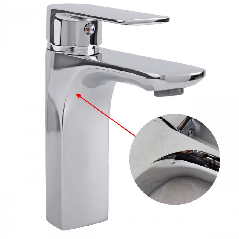 Bateria umywalkowa stojąca łazienkowa chrom - OUTLET 30% Yoka Home