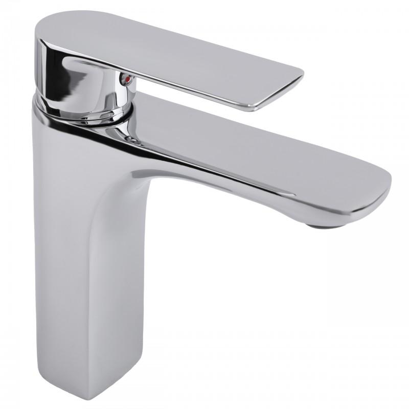 Bateria umywalkowa stojąca łazienkowa chrom - OUTLET 30%