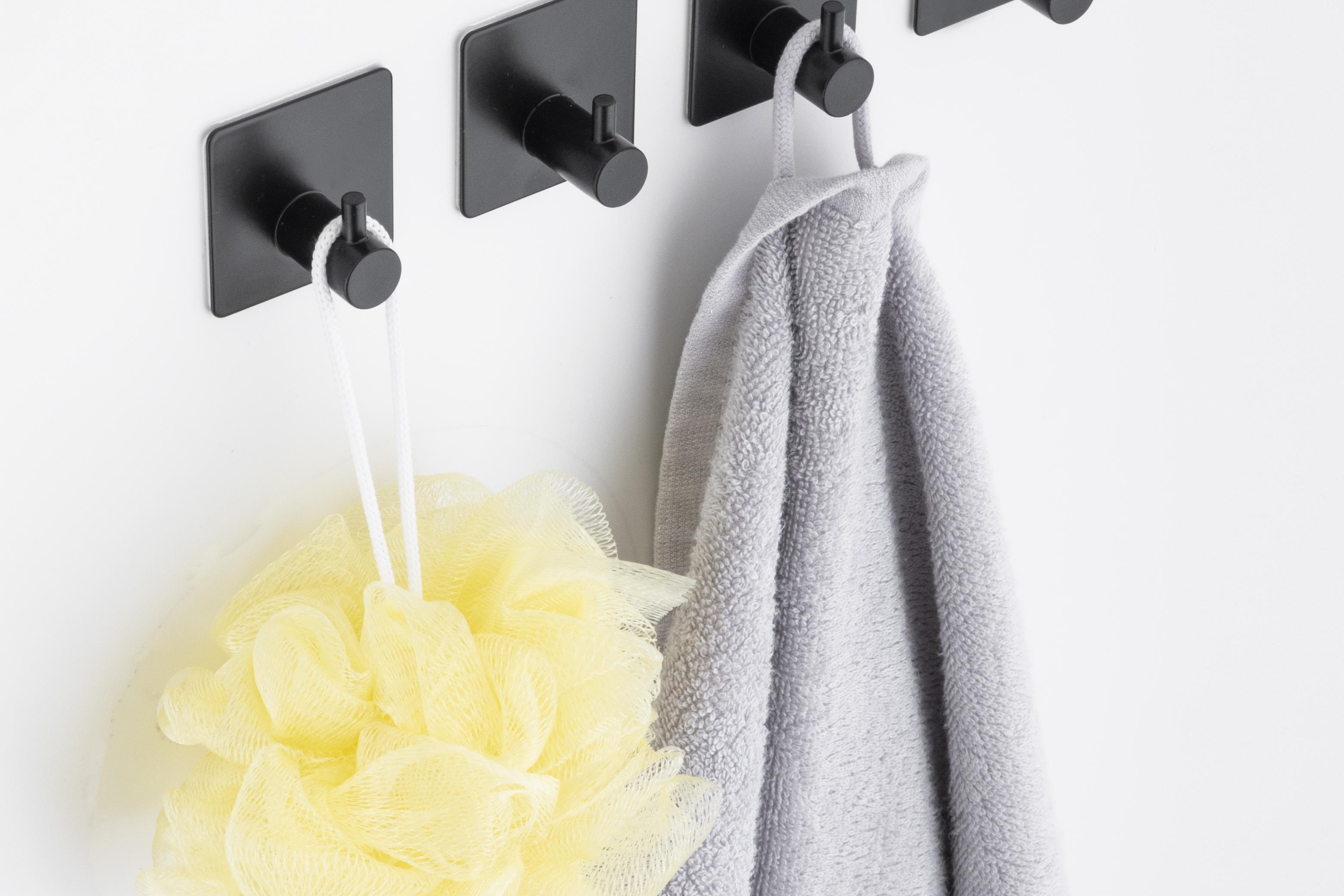 Wieszaki na ręczniki do łazienki haczyki samoprzylepne uchwyt wieszak 4szt.